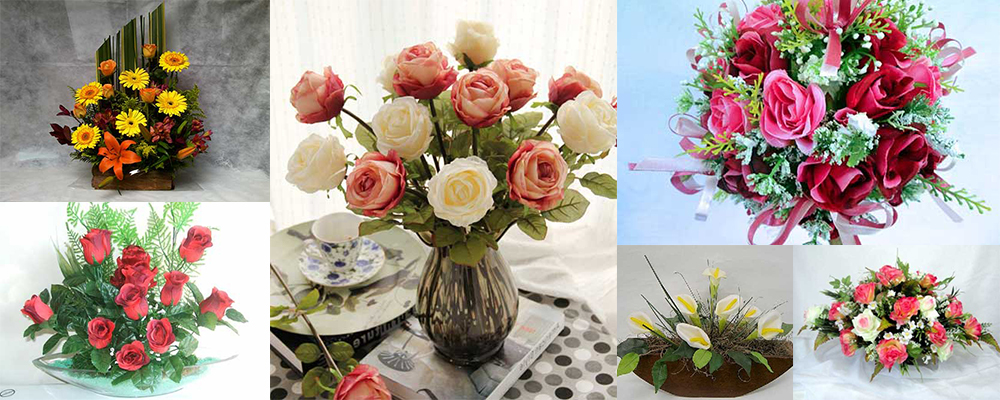 Arranjos de flores artificiais para igreja, dia das mães, namorados – Flor  de Seda